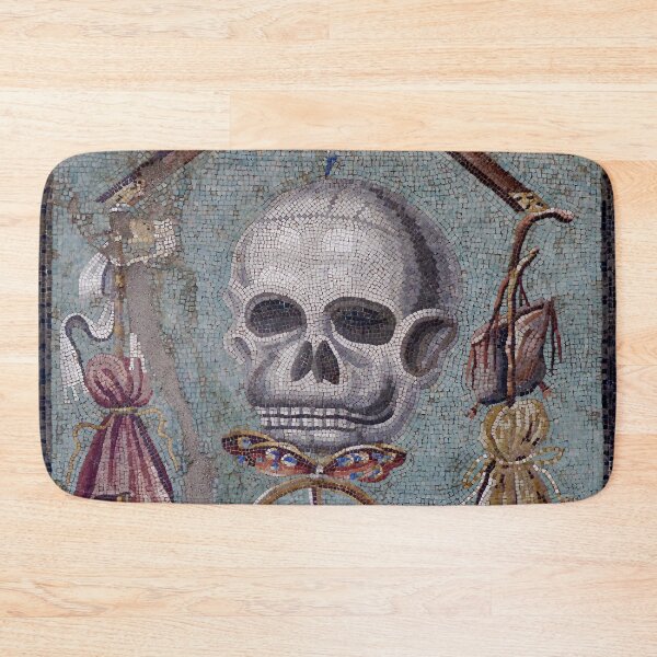 Item preview, Memento Mori mosaic from Pompeii designed and sold by DotorEaon.