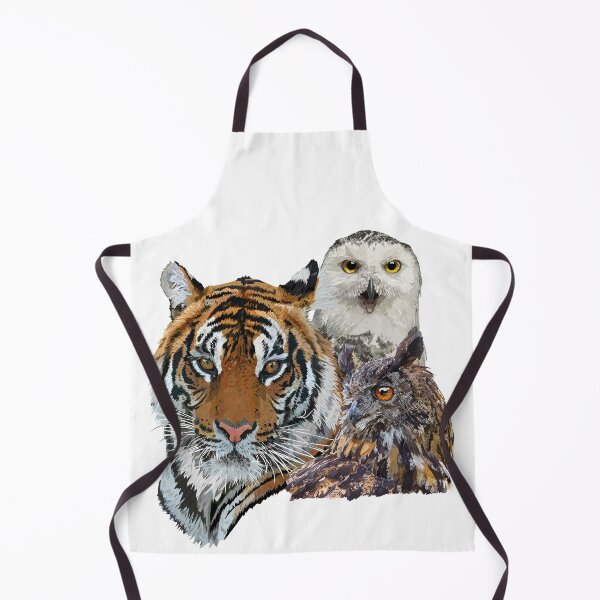 Item preview, Bengal tiger and owls designed and sold by obscurite.