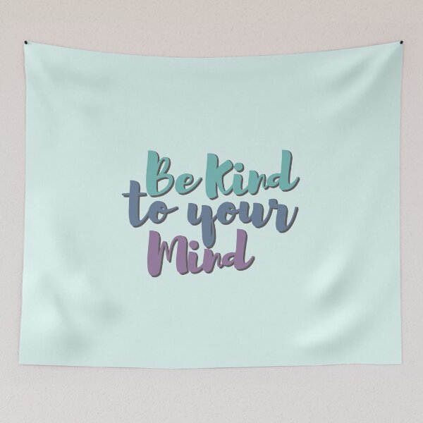 Item preview, Be kind to your mind sticker designed and sold by aoichan3939.
