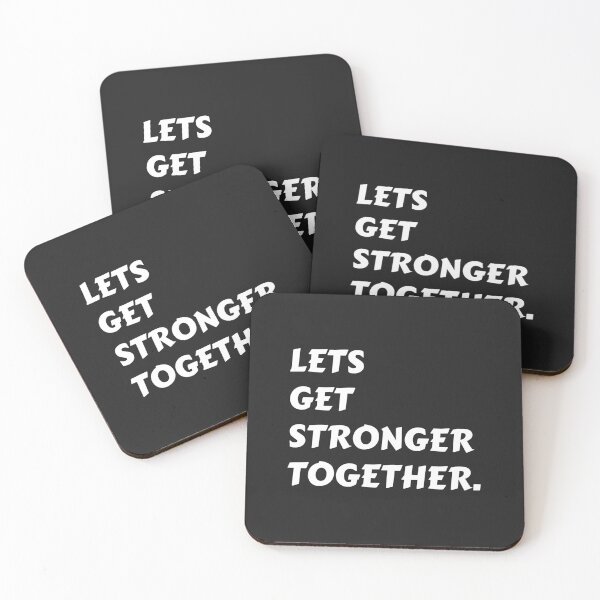 Item preview, Lets Get Stronger Together designed and sold by MohitJain1109.
