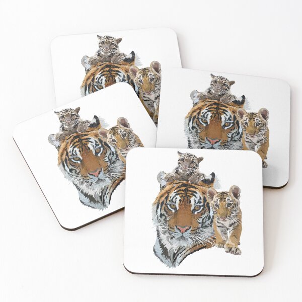 Item preview, Bengal tiger and hazy tiger designed and sold by obscurite.