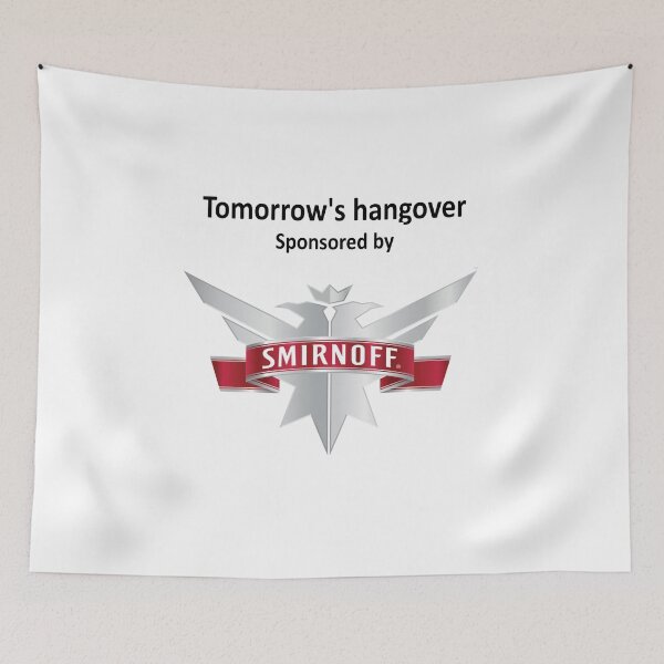 Item preview, Tomorrow's hangover, sponsored by Smirnoff designed and sold by UnPEngineer.