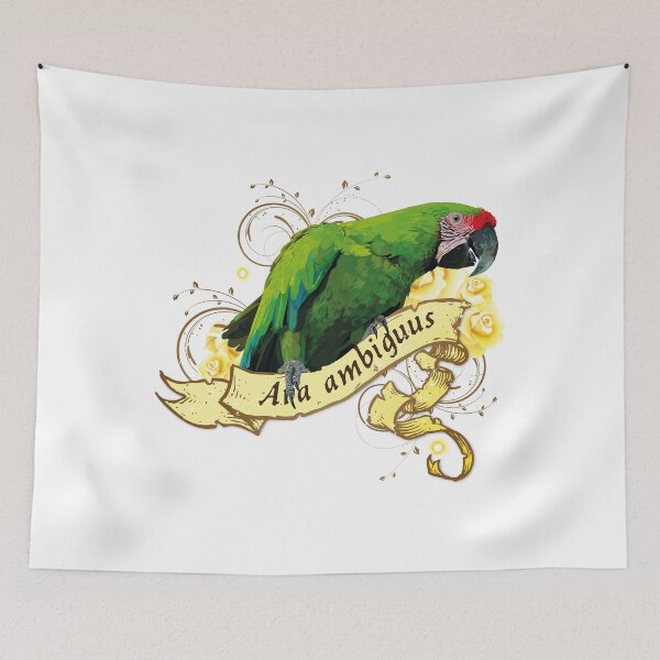 Item preview, green macaw designed and sold by obscurite.
