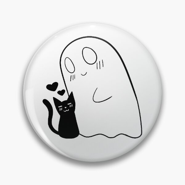 Item preview, Ghost and Kitty designed and sold by BrandyMari.