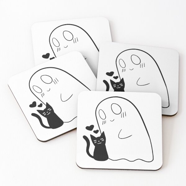 Item preview, Ghost and Kitty designed and sold by BrandyMari.