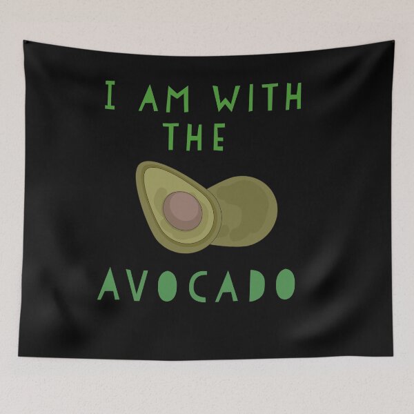 Item preview,  I am with the avocado  designed and sold by ThePrintCrafty.
