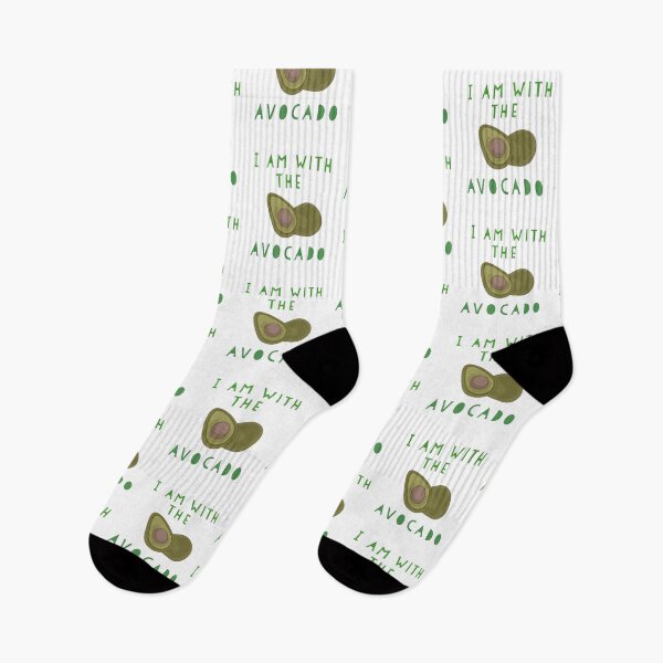 Item preview, I am with the avocado  designed and sold by ThePrintCrafty.