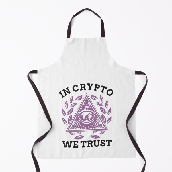 Item preview, In Crypto We Trust Bitcoin Cryptocurrency designed and sold by perfectpresents.