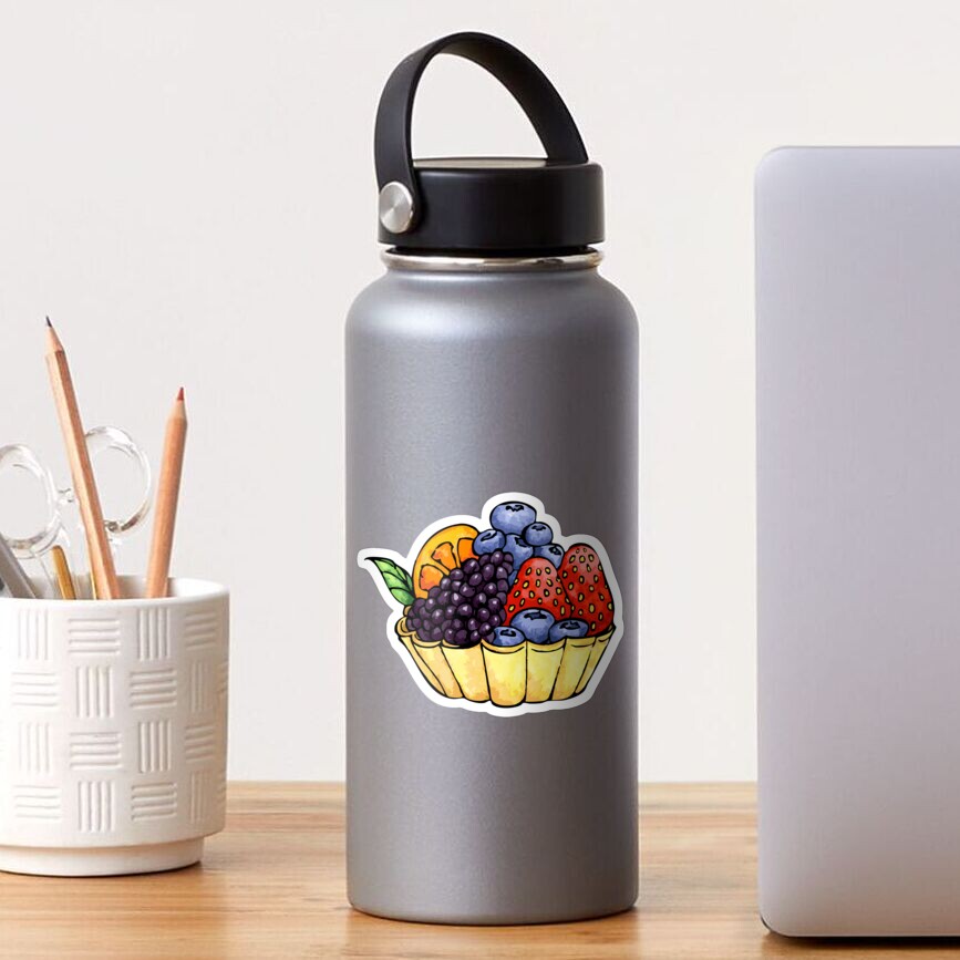Fruit and Berry Dessert Cup Sticker