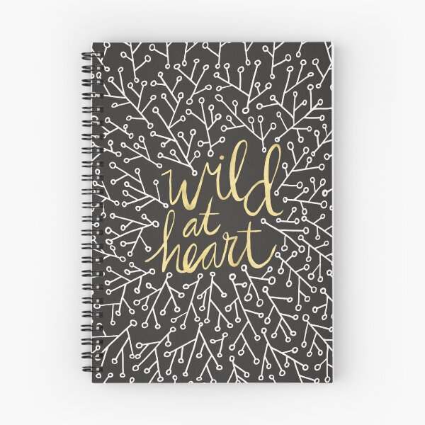 Item preview, Wild at Heart – Gold on Black designed and sold by Cat Coquillette.