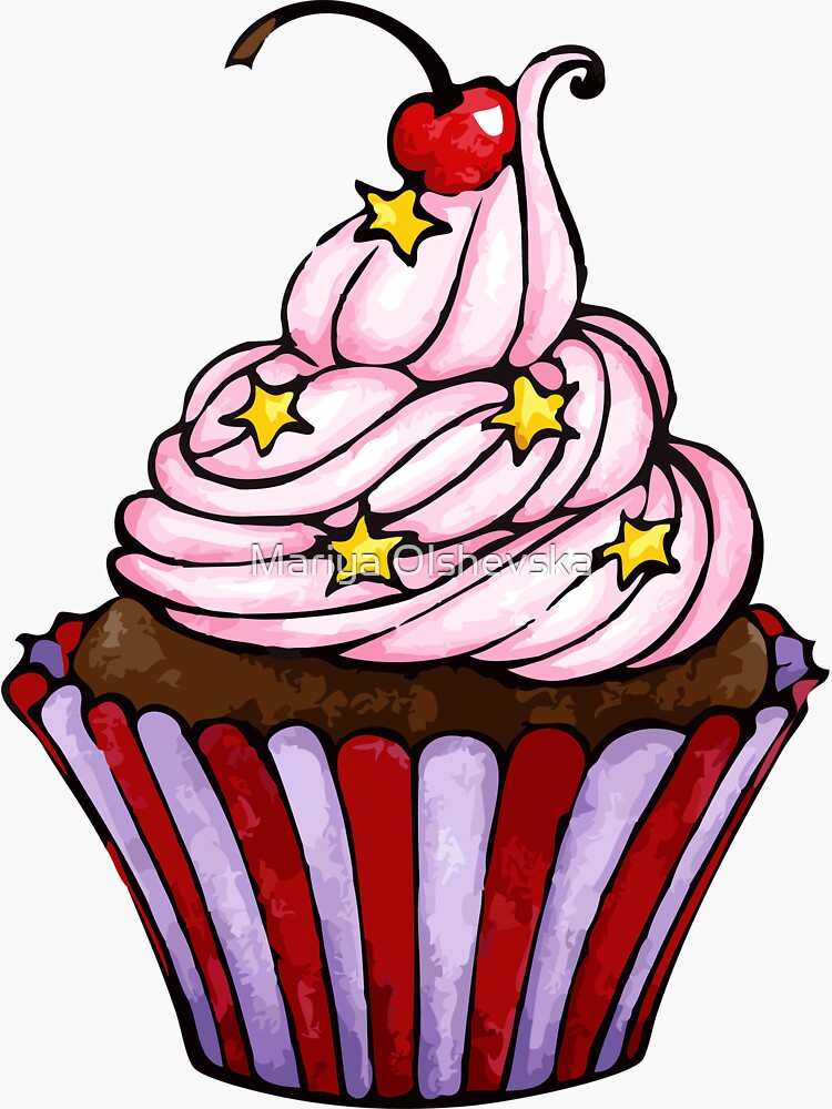 Pink Cherry Cupcake by OzureFlame