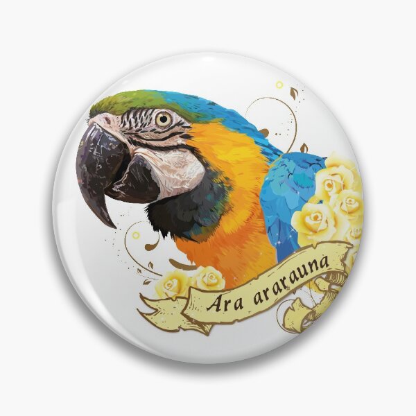 Item preview, blue-yellow macaw designed and sold by obscurite.