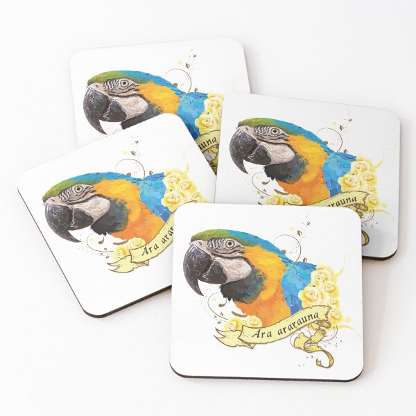 Item preview, blue-yellow macaw designed and sold by obscurite.