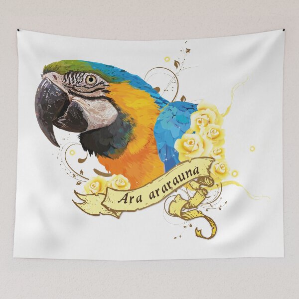 Item preview, blue-yellow macaw designed and sold by obscurite.