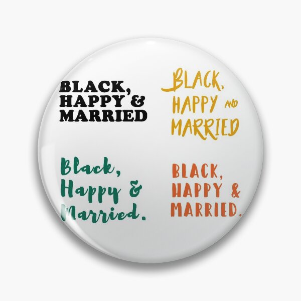 Item preview, Black happy and married happy black couple sticker pack designed and sold by GoodyLeo.