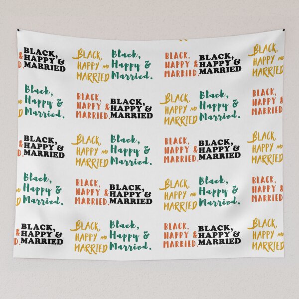 Item preview, Black happy and married happy black couple sticker pack designed and sold by GoodyLeo.