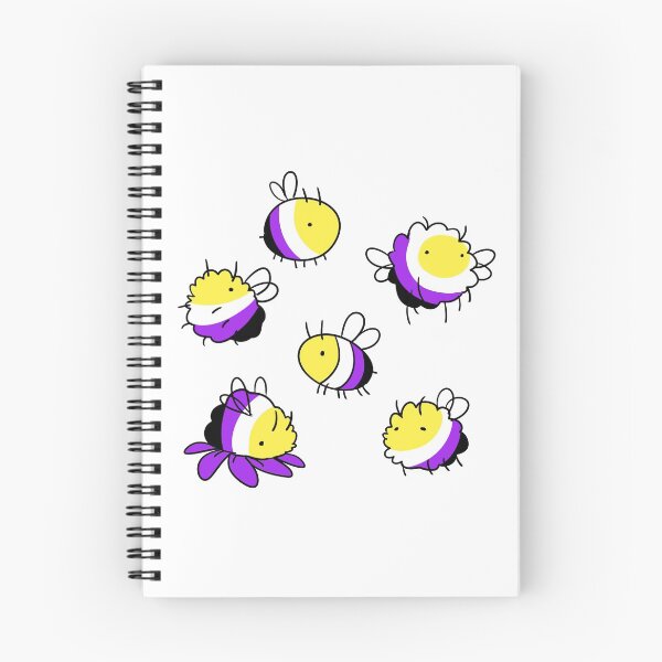 Item preview, nonbinary bees designed and sold by snowysaur.