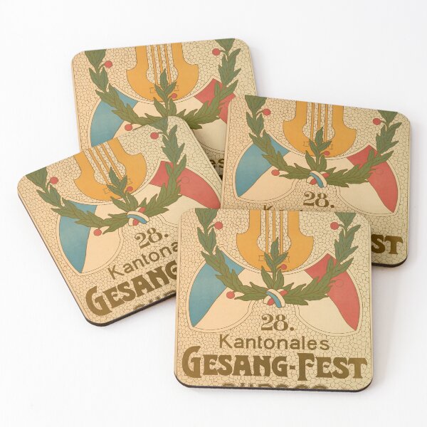 Item preview, retro kantonales gesang fest sursee designed and sold by CorasPosters.