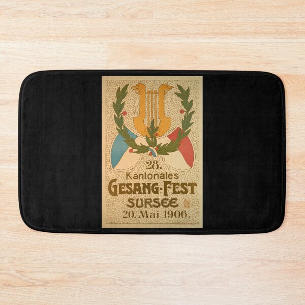 Item preview, retro kantonales gesang fest sursee designed and sold by CorasPosters.