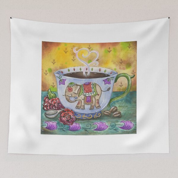Item preview, Festive Elephant & Baby  designed and sold by StudioLRM.