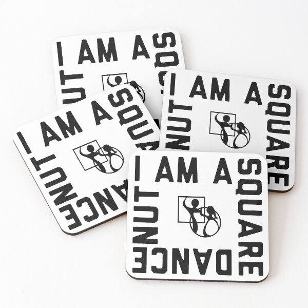 Item preview, SQD Nut BLK designed and sold by Square Dancing Gifts & Merchandise.