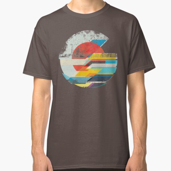 Digital Sun Horizon Classic T-Shirt
