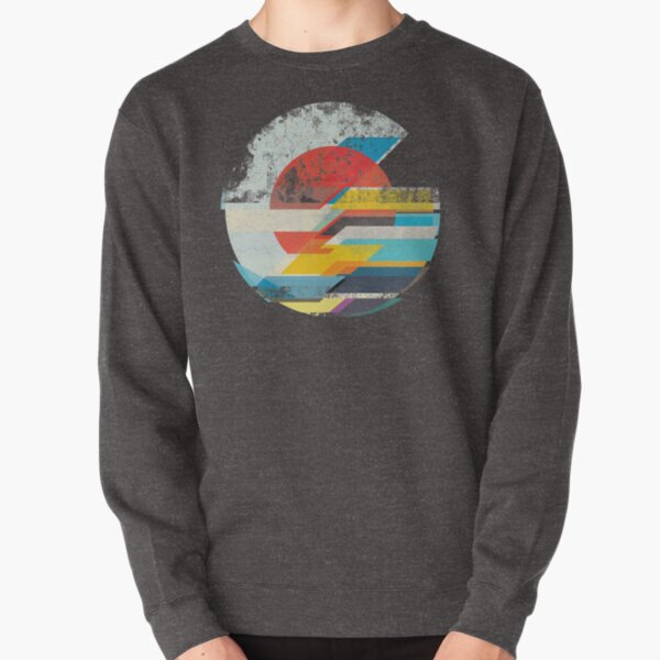 Digital Sun Horizon Pullover Sweatshirt