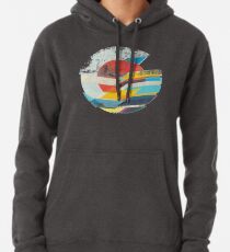 Digitaler Sonnenhorizont Hoodie