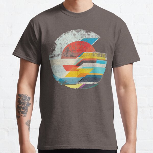 Digital Sun Horizon Classic T-Shirt