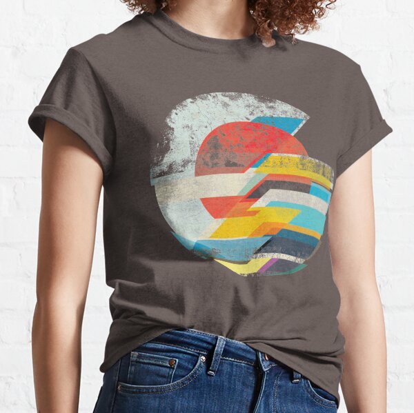 Digital Sun Horizon Classic T-Shirt