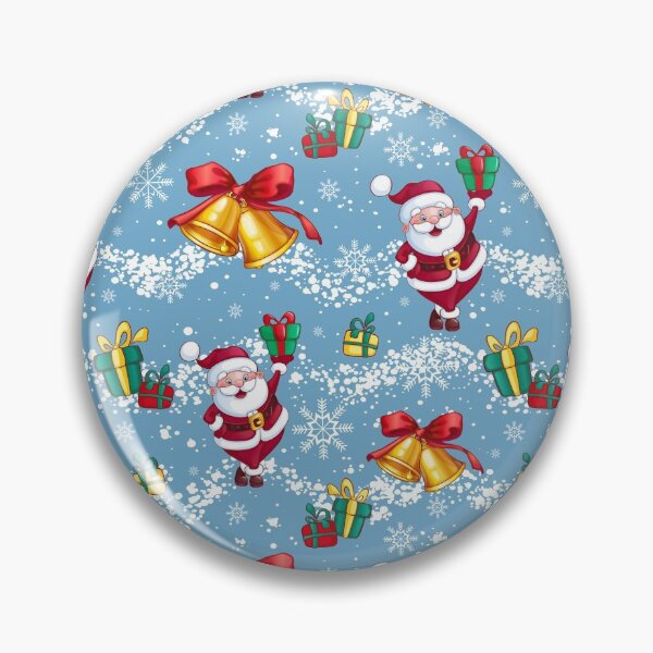 Artikelvorschau, Weihnachten Santa Bells Geschenke Schnee entworfen und verkauft von Artcraft-Ink.