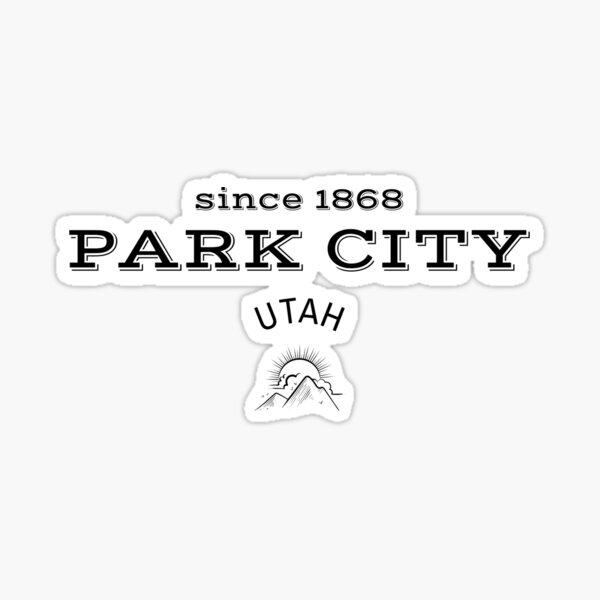 Park City Utah Mountain Sunrise Collection Sticker For Sale By Vhindy