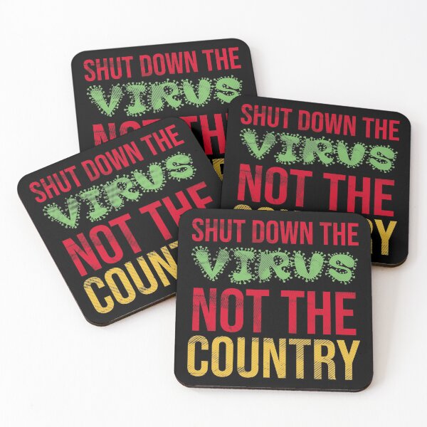 Item preview, Shut down the virus not the country designed and sold by PlusAdore.
