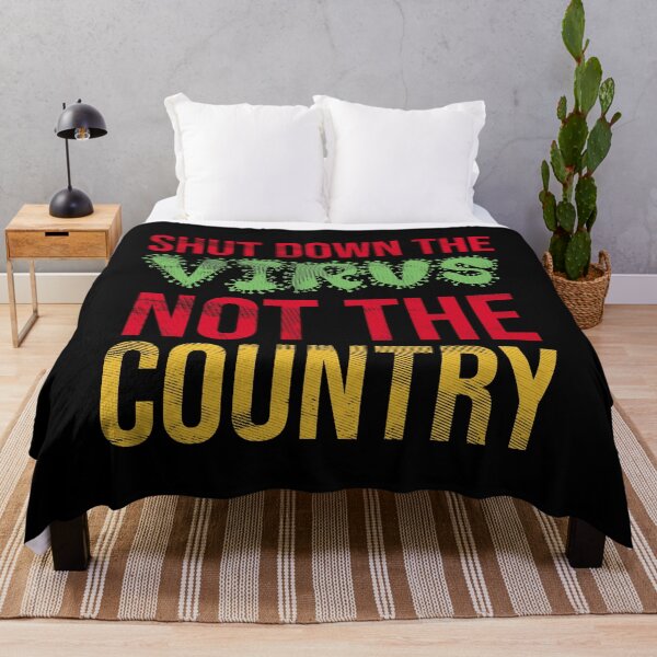 Item preview, Shut down the virus not the country designed and sold by PlusAdore.