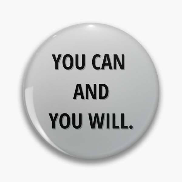 Item preview, Motivational Quote: You Can And You Will designed and sold by ArtIsSixthSense.