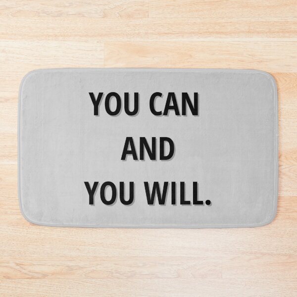 Item preview, Motivational Quote: You Can And You Will designed and sold by ArtIsSixthSense.