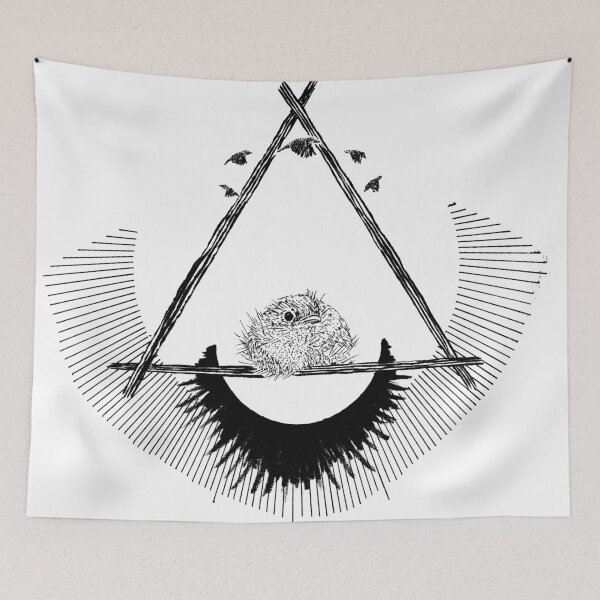 Item preview, Fuzzy Baby Bird Air Symbol designed and sold by alive-breathing.