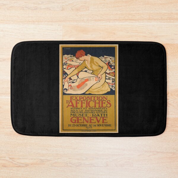 Item preview, retro exposition daffiches musee rath geneve designed and sold by CorasPosters.