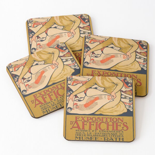 Item preview, retro exposition daffiches musee rath geneve designed and sold by CorasPosters.