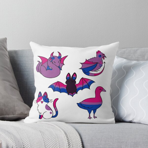 Item preview, bisexual pride animals designed and sold by snowysaur.