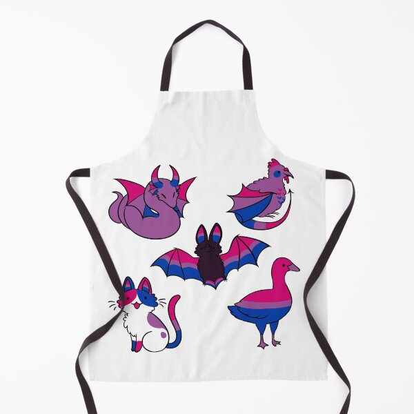 Item preview, bisexual pride animals designed and sold by snowysaur.