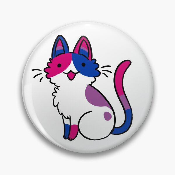 Item preview, bisexual pride cat designed and sold by snowysaur.