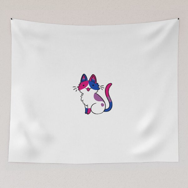 Artikelvorschau, bisexual pride cat entworfen und verkauft von snowysaur.