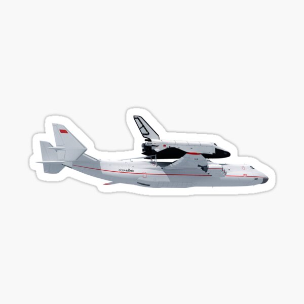 Antonov 225 and Burane Sticker