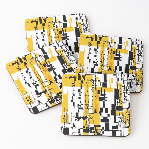 Item preview, Pixel art amarillo y negro Digiart designed and sold by cachaldora.