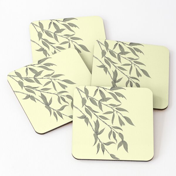 Item preview, Green leaves on Yellow designed and sold by Krystal  Thomas.