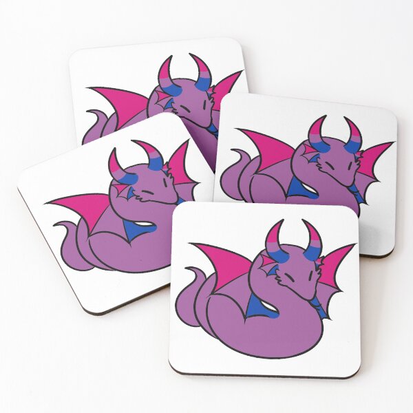 Artikelvorschau, bisexual pride dragon entworfen und verkauft von snowysaur.