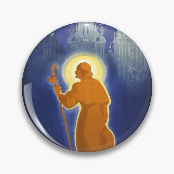 Item preview, retro Santiago de Compostela 1954 designed and sold by CorasPosters.