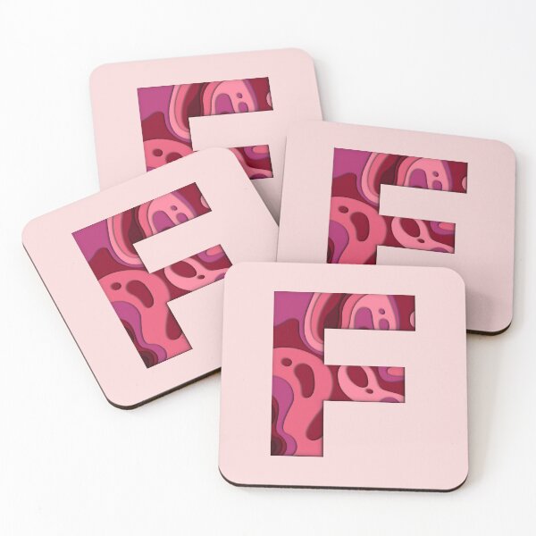 Item preview, 3D Papercut Alphabet -  F - Girly Pink designed and sold by AuroCreatives.