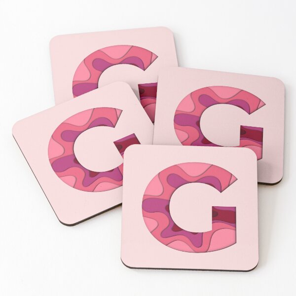 Item preview, 3D Papercut Alphabet -  G - Girly Pink designed and sold by AuroCreatives.